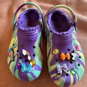 Colorful Kids Clogs with Fun Charms